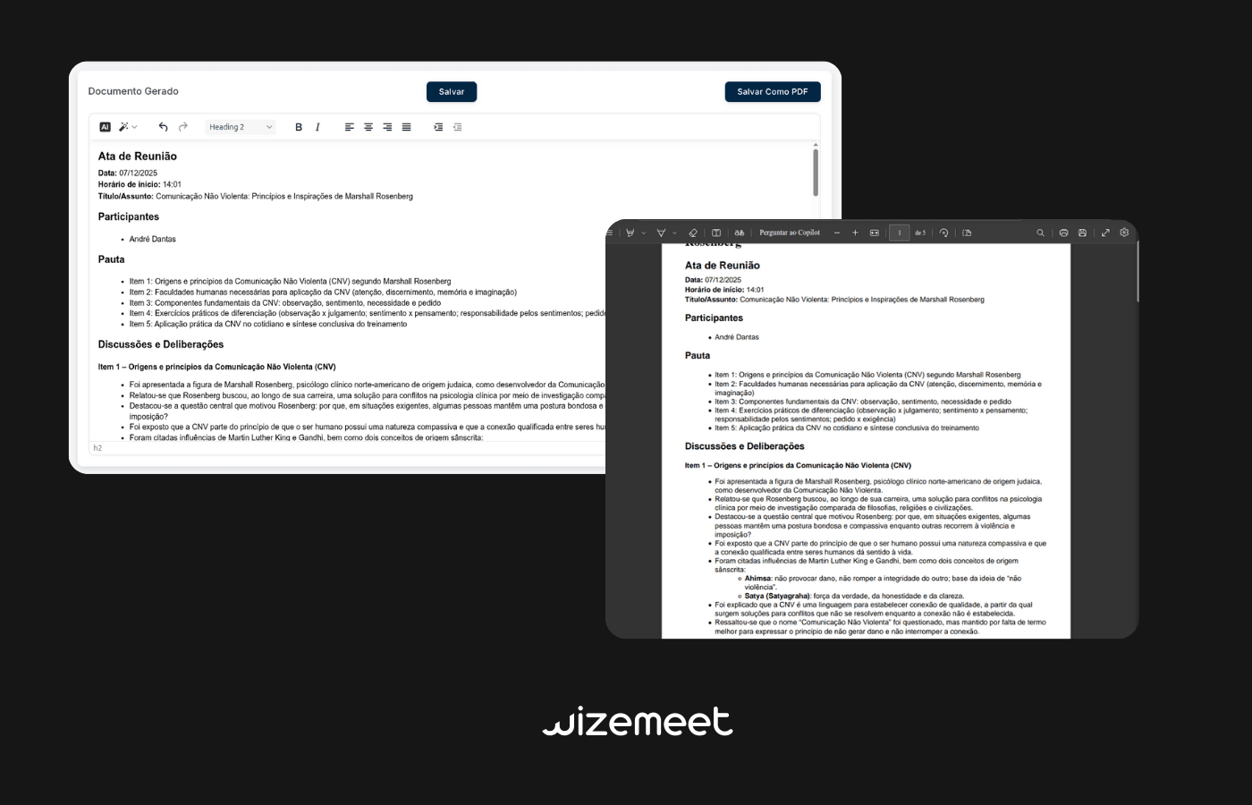 Geração automática de documentos